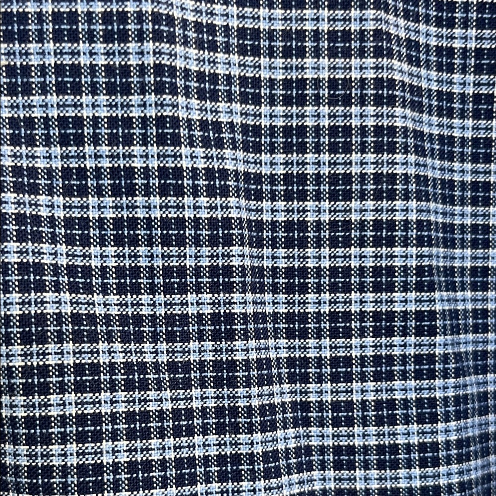 Men's Dockers Battery Street Blue Checkered Shirt Size Large - Picture 4 of 5